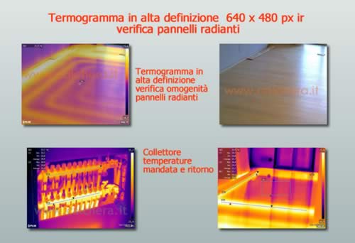 pannelli radianti termografia